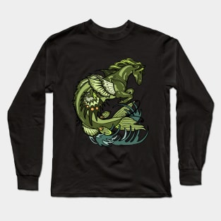 selkie, kelpie. hippocampus, sea horse Long Sleeve T-Shirt